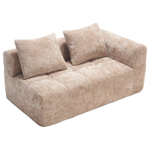 English Elm United Chenille Loveseat Sofa – Stylish Modular Sleeper For Small Spaces, Comfort & Versatility! W1568P255135-GIGA