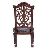 English Elm Brown and Cherry Side Chair With Nailhead Trim (Set Of 2)