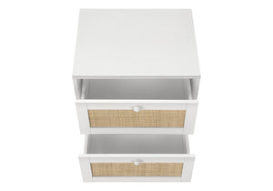 English Elm Accent Side Table Rustic Grey Laminate Compact Storage Cabinet Transitional Bedroom B2710P461699