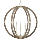 Bastian Gray Orb Lantern