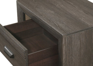 English Elm 1pc Five-Drawer Driftwood Chest with Cup Handles Rustic Wooden Bedroom Storage Tower, 31.1x16.5x47.5" Gray,Grayish Brown 60.5 L x 19 W x 41 H B011P234751