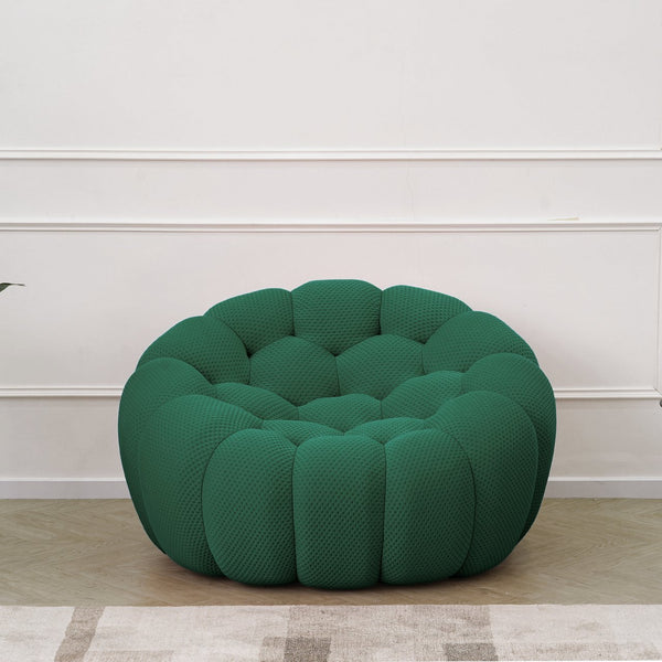 English Elm Bubble Modular Sofa Single Seat In Green - Stylish, Ergonomic Design For Comfort & Versatility B341P320923