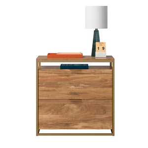 English Elm Lateral File - Elegant Brown Finish, Spacious Storage With Smooth-Access Drawers For Home Office B356P402782