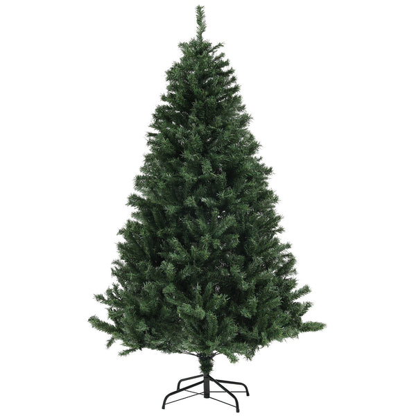 English Elm Homcom 6Ft Artificial Christmas Tree With 1000 Tips, Auto-Open Design For Easy Holiday Decor Setup W2225P229282