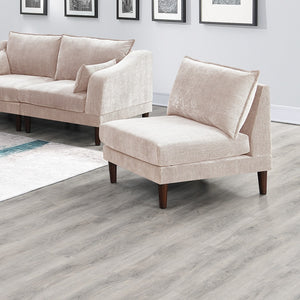 English Elm Beautiful 6-Piece Modular Sofa Set In Blush Pink Morgan Fabric – Versatile Living Room Furniture Solution B011S01576