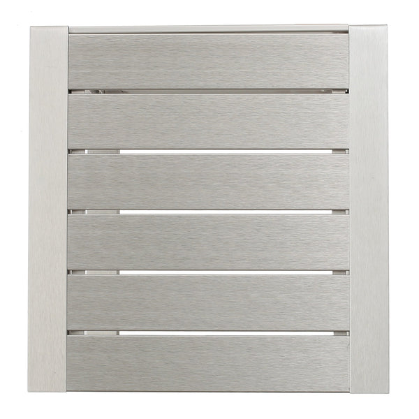 English Elm Christopher Knight Home® - CAPE C-shaped Aluminum Outdoor Side Table for Patio & Poolside — Lightweight, Weather-Resistant Design Silver 59990.00