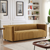 English Elm Ashcroft Furniture - Dominic Channel Tufted Velvet Sofa