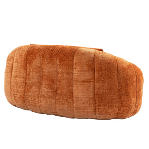 English Elm Bean Bean Bag Sofa High-Density Memory Foam Two-Seater Lounger High Back Chenille Cozy Support Orange W395P181437