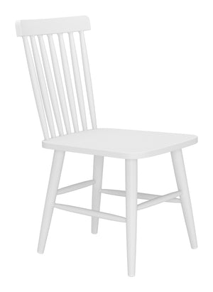 Zuo Modern Zeilen Dining Chair Set Of 2 - Modern, Versatile Aluminum Seating For Chic Home Décor & Style White Aluminum 704084-zuo-modern