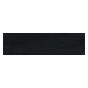 English Elm U_Style 60'' Acacia Veneer Console Table - Stylish X-Base With 4 Drawers & Open Shelf For Versatile Storage N711P289747B-GIGA