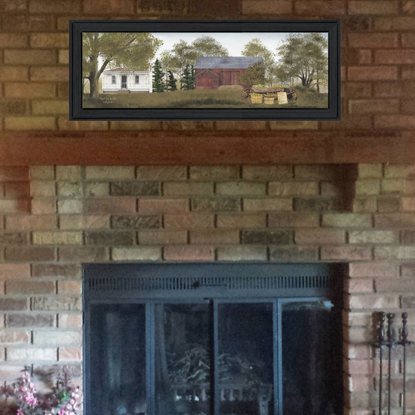 English Elm Trendy Decor 4u Billy Jacobs Corn Harvest Framed Art Rustic Farmhouse Wall Print B06785438