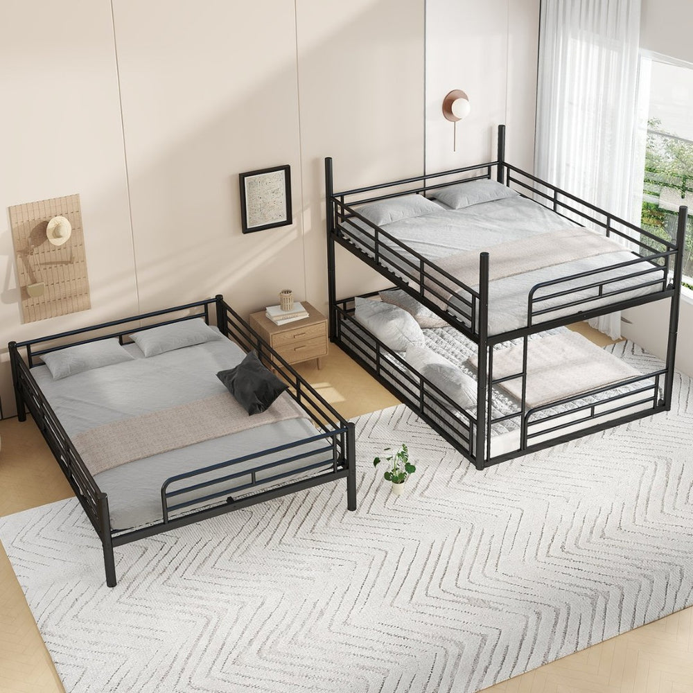 English Elm Twin Xl Solid Pine Loft Bed with Built-in Led Lighting and Storage Shelves Black W1580S00582