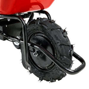 English Elm Wheelbarrow Electric 24v Brushless Motor 78l Steel Cart Forward Reverse Outdoor Hauler N727P171068R