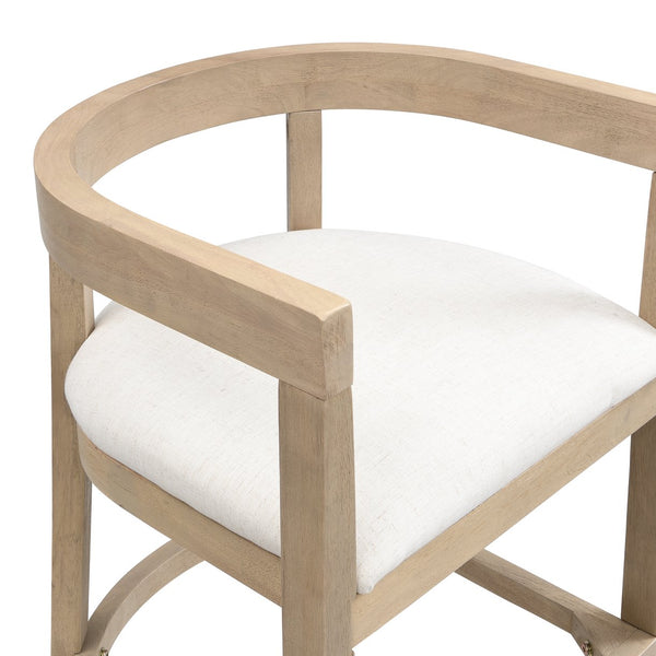 English Elm Christopher Knight Home® - Bar Stools Set Of 2 - Contemporary Rubberwood Design With Comfortable Upholstery For Home Bars N771P284165A