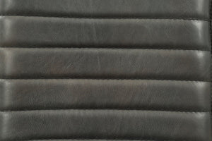 English Elm Black Side Chair Set Of 2 - Elegant Padded Back With Antique Black Metal Legs For Modern Spaces B062P215497