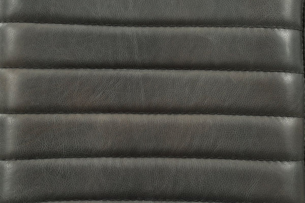 English Elm Black Side Chair Set Of 2 - Elegant Padded Back With Antique Black Metal Legs For Modern Spaces B062P215497