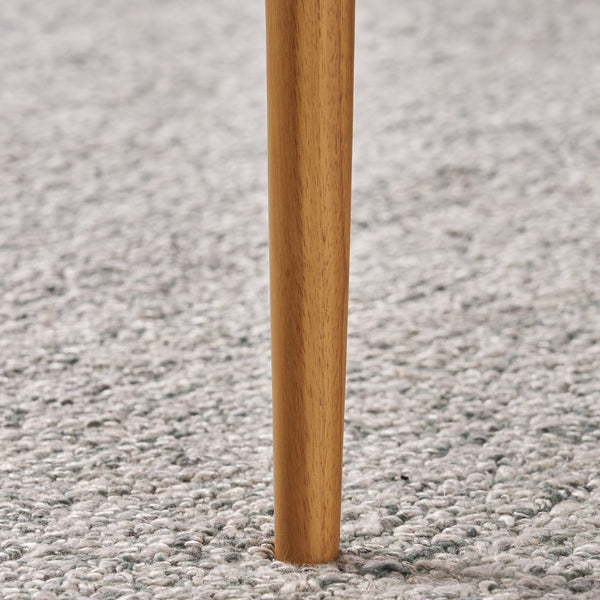 English Elm Christopher Knight Home® - Coffee Table - Elegant Mid-Century Modern Oval Design, Natural Wood Finish, Tripod Legs For Stability N771P256402K