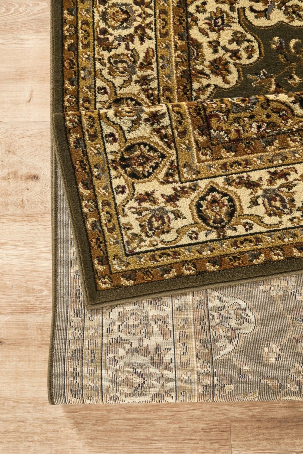 English Elm Classic Medallion Area Rug Large Format Heritage Pattern for Living Dining Rooms B186P452247