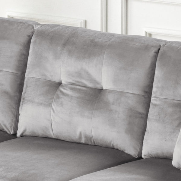 English Elm Sorrento Pvc Sectional Sofa with Led Base Lighting Usb Port and Nailhead Trim B2749P413232