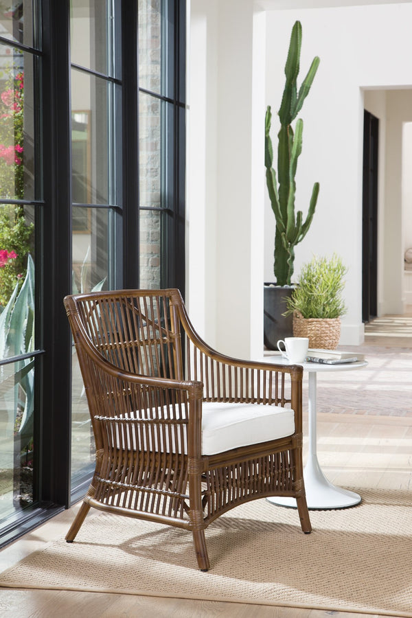 OSP Home Furnishings Maui Chair Cream/Brown