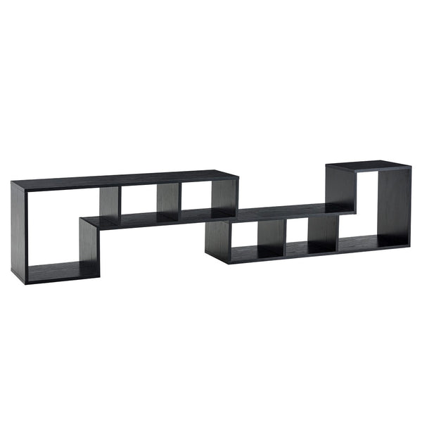 English Elm Modern Modular Mdf Entertainment Center Open Shelving Console for Any Room Layout W3875P435415