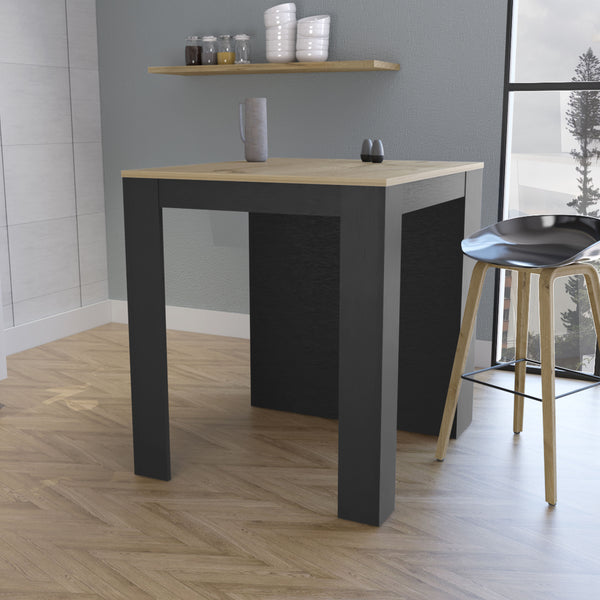 English Elm Alameda Multicolor Kitchen Island with Concealed Three Drawers, 3 Open Shelves & 36.2" Countertop B128S00129