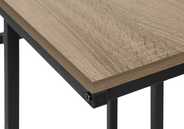 English Elm Accent Table - Contemporary C-Shaped Design For Living Room, Bedroom, Or Office - Versatile & Chic! B2710P218972
