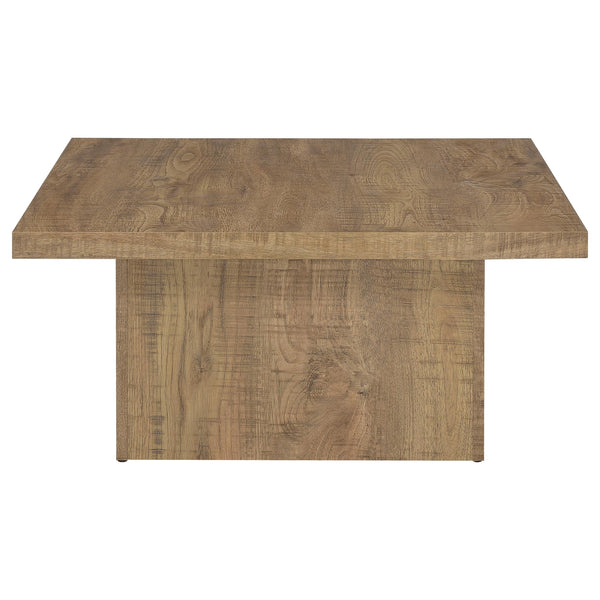English Elm Exeter Mango Square 3-Piece Coffee Table Set - Rustic Modern Design For Stylish Living Spaces B062S01323