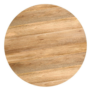 English Elm Millbury Solid Mango Wood Side Table Scandinavian Farmhouse Natural Grain Accent B136P420288