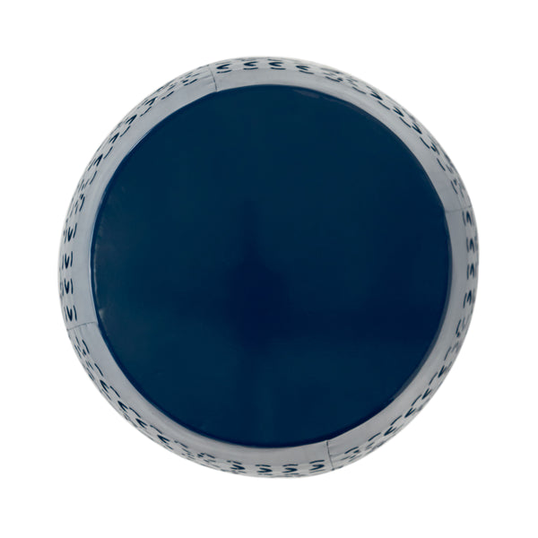 English Elm Christopher Knight Home® - RUBY Lace-Cut Metal Side Table Barrel Shape Accent Table for Patio, Garden & Indoor Use, Rust-Resistant Elegance Navy N770P365800N