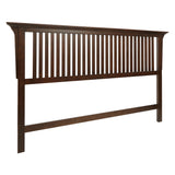 OSP Home Furnishings Modern Mission King Headboard Vintage Oak