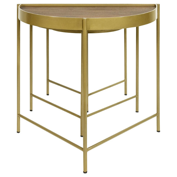 English Elm Darlene Mango Wood Demilune Nesting Tables Retro Glam Set for Living Rooms B062P451824