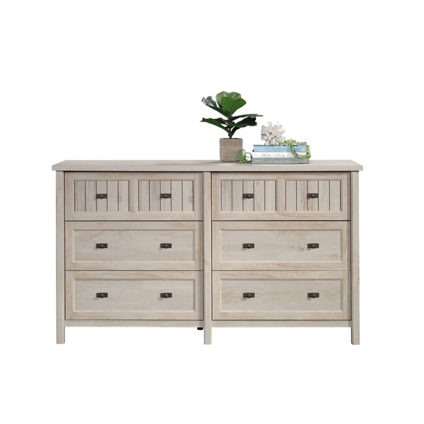 English Elm Dresser, Contemporary Gray Finish With Ample Storage & Durable Top For Modern Spaces – Easy Assembly! B356P402613