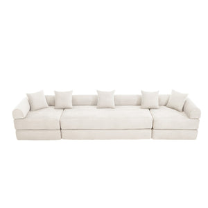 English Elm United We Win Convertible Sofa Bed – Soft Corduroy, Memory Foam Comfort For Dorms & Guest Rooms W1568S00254-GIGA