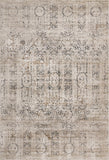 Unique Loom Chateau Quincy Machine Made Abstract Rug Beige, Brown/Navy Blue 10' 0" x 14' 5"