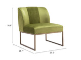 Sante Fe Accent Chair Olive Green 109527 Zuo Modern