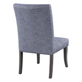OSP Home Furnishings Hamilton Dining Chair  - Set of 2 Navy