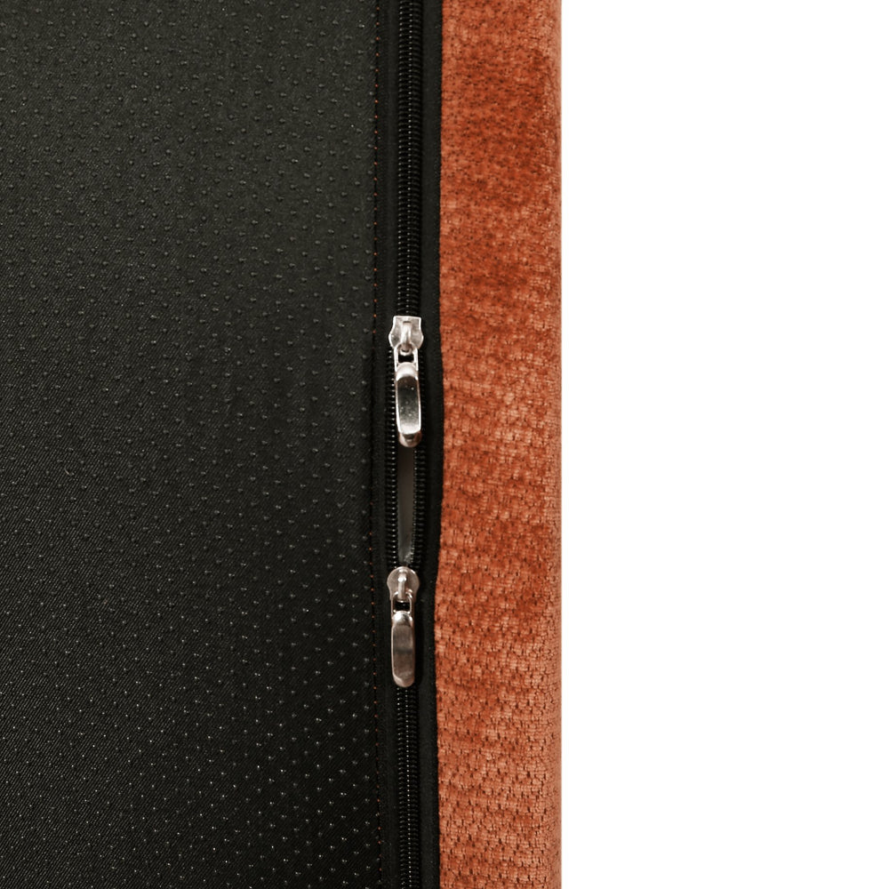 English Elm Christopher Knight Home® - 122" Modern L-Shaped Sectional Sofa with High-Resilience Foam, Low-Profile Design, Stain-Resistant Fabric Comfort Orange N767P277694G