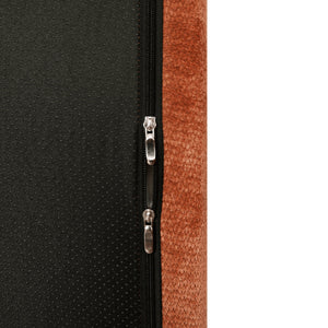 English Elm Christopher Knight Home® - 122" Modern L-Shaped Sectional Sofa with High-Resilience Foam, Low-Profile Design, Stain-Resistant Fabric Comfort Orange N767P277694G