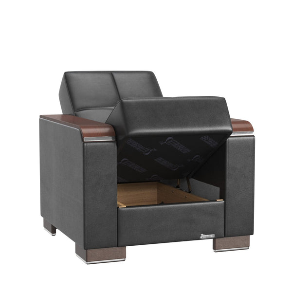 English Elm Primenest Zenaero Convertible Armchair With Storage - Modern Upholstered Sleeper For Small Spaces B030P286208-GIGA