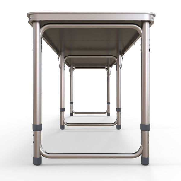 English Elm Outsunny 8Ft Portable Beer Pong Table - Adjustable, Lightweight Aluminum For Parties, Bbqs & Travel W2225P200556-GIGA