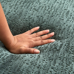 English Elm 55''L Chenille sponge single sofa sleeper chair — no assembly, ultra-soft chenille, plush backrest pillow comfort for living room relaxation Green W834P221025