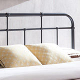 Christopher Knight Home® - Noble House - Crombie Industrial Iron King Headboard