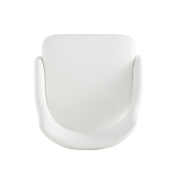 English Elm Tremont Contemporary Vegan Leather Dining Chair - Stylish Metal Frame For Modern Dining Spaces B365P397745-GIGA