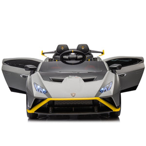 English Elm Lamborghini Huracan Sto 24v Kids Ride on Drift Car with Led Lights and Remote W1578P210768