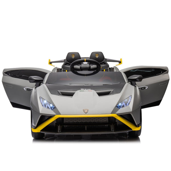 English Elm Lamborghini Huracan Sto 24v Kids Ride on Drift Car with Led Lights and Remote W1578P210768