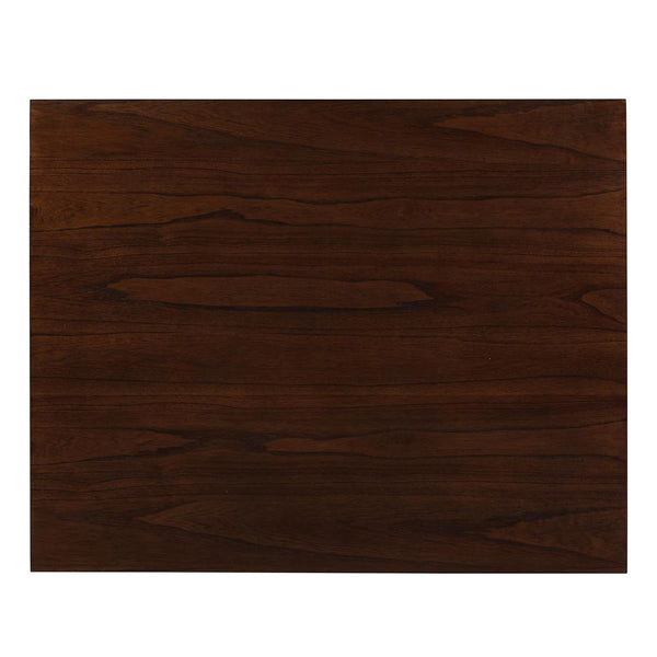 English Elm 36"W Compact Counter Height Dining Table with USB Charging and Built-In Shelves for Small Spaces White B016P392517