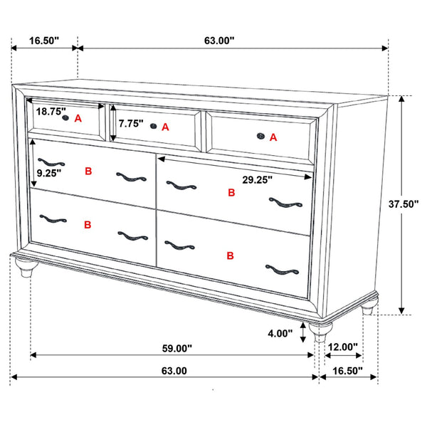 English Elm Randall Glam Eastern King Bedroom Set White Lacquer Crystal Hardware Tufted Bed B062S01799