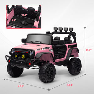 English Elm Aosom Kids Pedal Go Kart Outdoor Ride on Toy with Adjustable Seat and Handbrake Pink W2225P249866