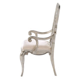 English Elm Madigan Ivory and Antique Champagne Arm Chairs (Set Of 2)